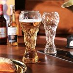 Football Trophy Beer Glass Cup 450/600/800 World Cup Shape Pint Bar Drinking Mug