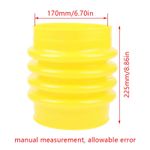 【Max-55】Yellow Polyurethane Jumping Jack Bellows Boot 22*18Cm for Wacker Rammer 