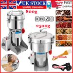 800g/2500g Heavy Duty Electric Spice Grain Grinder Stainless Steel Commercial UK