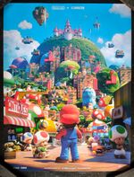 THE SUPER MARIO BROS MOVIE ORIGINAL set of 8 french ROLLED movie posters