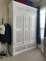  Up-cycled Solid Wooden Wardrobe for Sale. Great Condition