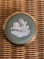 Wedgwood Jasperware Green Stratton Powder Compact and Mirror