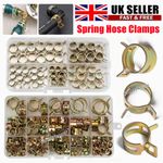 165PCS Car Fuel Line Spring Hose Clamp Clip Water Pipe Air Tube Fastener 6-22mm