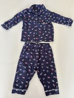 Nutmeg Baby Boy Navy Blue Toy Print Long Pyjamas 9–12 Months Autumn Winter