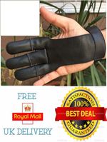 Archery gloves 3 Finger Gloves Shooting Glove/Archery Leather Gloves