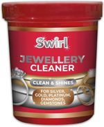 Swirl Liquid Jewellery Cleaner with Basket for Silver Gold, Platinum, Gemstones