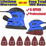 2025 Electric Sander Sanding Machine Hand Power Tools + Free Sanding Sheets UK