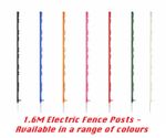 Electric Fence Post Stakes 1.6M X 20 (Various Colours Poly Fencing Plastic)