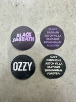 Back To The Beginning - Black Sabbath Ozzy Osbourne Villa Park Confetti 4 Pieces