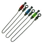 3 x Carp Fishing Bite Indicators Bobbins Chain Indicator Set Swingers 3 Colours