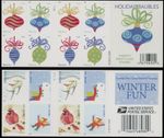 2011-14, USA, CHRISTMAS, TWO SELF-ADHESIVE BOOKLETS OF 20,  SC.#4570a/4940b