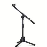 Adjustable Microphone Stand 48–70 cm with 35 cm Telescopic Boom