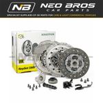 Genuine LUK 4pc Clutch Dual Mass Flywheel & Bearing Kit Audi A4 A5 Q5