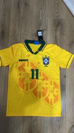 1994/97 ROMARIO #11 BRAZIL UMBRO WORLD CUP 94 HOME FOOTBALL SHIRT JERSEY