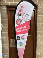 Giro D’Italia Banner Flag Cycling Bike Race From 2014 Souvenir Rare UK Made