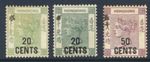 Hong Kong 1891 20c - 50c Surcharge on surcharge SG48-9 Mint Cat £180