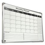 Monthly Planner White Board Magnetic Notice Board with Notes & To Do Sec Magnets