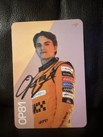 Oscar Piastri Signed McLaren Mercedes F1 Driver Card
