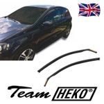 Wind Deflectors Fits VW Polo 6R 2009-2012 3-Door 2-Pcs Set Tinted Heko