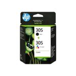 HP 305 2-pack Black/Tri-colour Original Ink Cartridges - 6ZD17AE