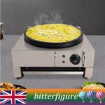 2800W 15.75" Commercial Nonstick Electric Pancake Crepe Machine Baker Maker