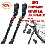 1/2 Bike KICK STAND Bicycle UNIVERSAL Mountain MTB Road Adjustable Side 24"-27"