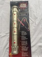 Vintage 1999 Star Wars Episode I Darth Maul Double-Bladed Lightsaber (Sealed)