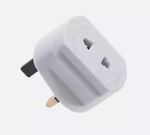 Shaver Plug Adaptor Shaving Toothbrush Adapter Epilators Bathroom UK 2 To 3 Pin