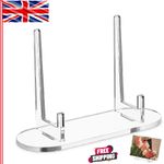 Clear Acrylic Display Stand Easel Holder for Picture Plate Card Small Size UK