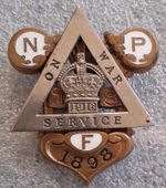 WW1 NPF National Projectile Factory Thomas Firth &Son's ARP Home Front Badge
