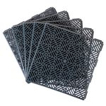 10pcs Interlocking Plastic Garden Tiles Nonslip Path Floor Lawn  Patio Deck
