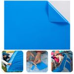 Syhood Extra Large Pool Liner Repair Patch 2.8 ft x 4.1 ft Blue Self Adhesive