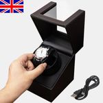 Automatic Rotation Watch Winder Single Watch Box Display Case Quiet Box UK