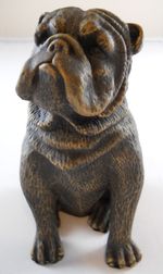 Spi Home Stern Bulldog Sculpture