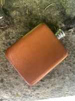 Vintage James Dixon & Sons Hip Flask – Sheffield – Leather Clad