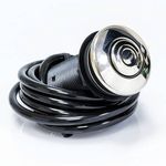InSinkErator Replacement air switch Button and  Bellow In chrome. Genuine Parts.