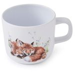 Wrendale Designs Little Wren Melamine Handled Cup Fox Cubs Kids Mug 200ml