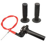 NIBBI 7/8" Twist Throttle Grip 41" Cable 50cc-110cc 125cc 150cc Pit Dirt Bike AT