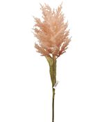 Realistic Faux Salmon Pink Stem, Large Feathered Pink Astilbe, Faux Pampas 89cm