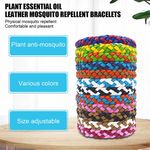 Natural Mosquito Repellent Bracelets -12 Pack Adjustable Insect Repellent Bracel