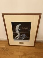 Henry Cooper Signed Photo Framed With Certificate Of Authenticity