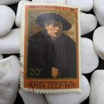 Postage Europe Stamps Rembrandt Russia Portrait Of The Door By Rembrandt Adrian