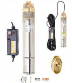 4" Deep Well Borehole Submersible Pump Clean Water 1500W 120m Head StainlessStee