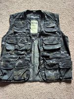Kombat UK Kids Black Camo Tactical Utility Vest Age 9-10 Years