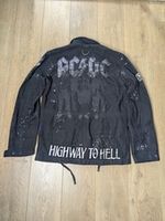 ACDC 2006 House Of The Gods Jacket Vintage Size L Black Purple Rock