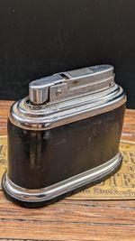 Vintage Gas Lighter SILVER MATCH "COMPOUND" Made in France.