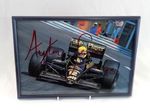 Framed Photograph Ayrton Senna 1993  John Player Formula 1 Racing Print
