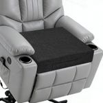 Recliner Cushion Non-Slip Padded Support Black 50x50x10cm