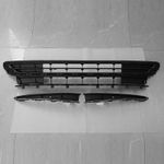 SET FOR 2017-21 VW POLO MK6 FRONT BUMPER LOWER CENTRE GRILLE&BOTTOM GRILL TRIM