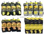 Mens Chunky Work Socks Workwear Boot Socks 6 or 12 pairs UK 6-11 or 11-14